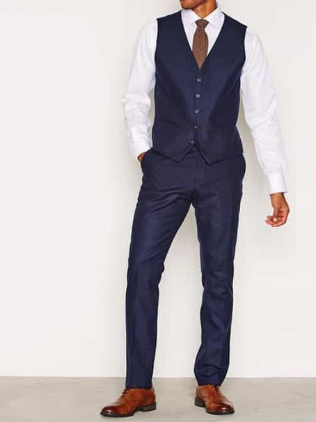 Shdone Myloiver Navy Waistcoat – Bild 3