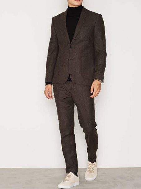 Slim Fit Tweed Blazer – Bild 3