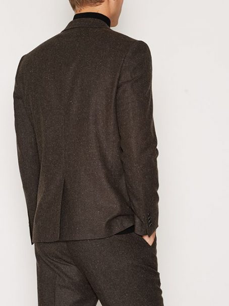 Slim Fit Tweed Blazer – Bild 2